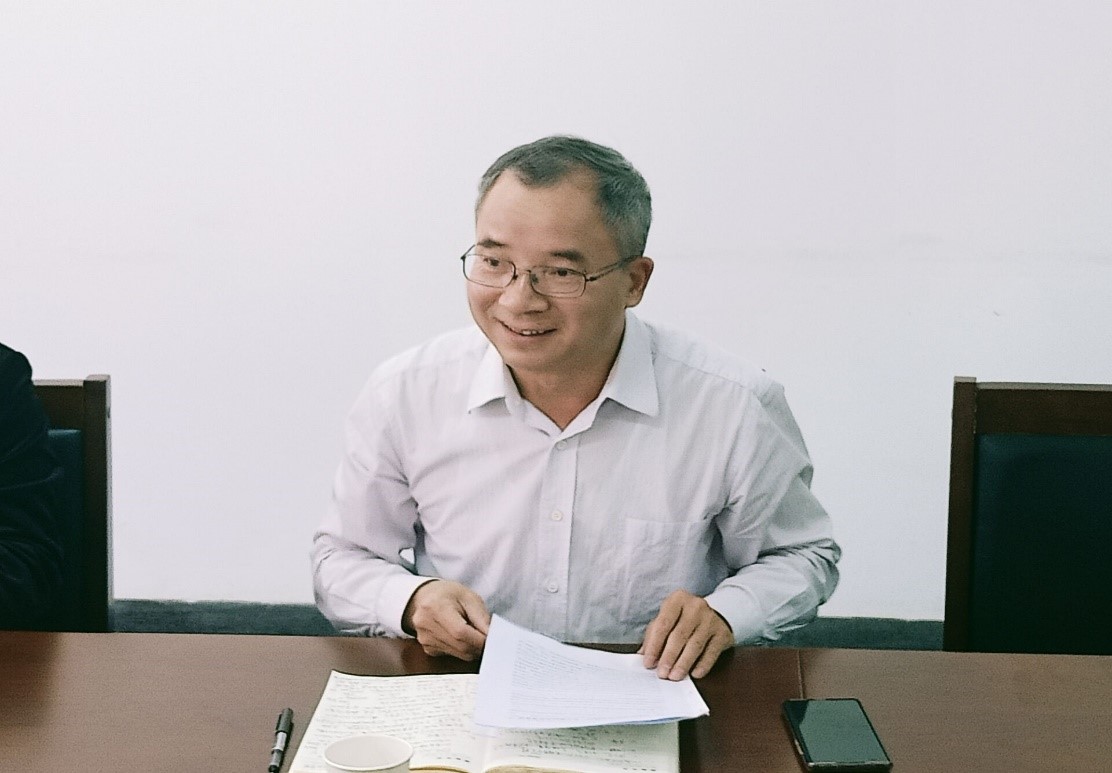 副校长郑锋指导数理学院党总支第九期中心组理论学习-数理学院